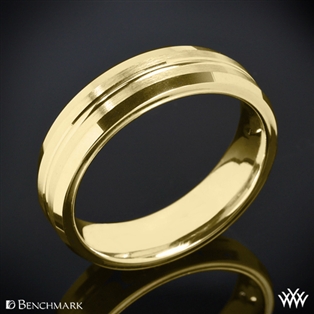 Benchmark Halved Satin Wedding Ring